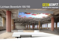 Bovenlicht Fullcolour geprint verlicht hangend plafond element