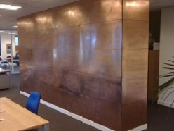 MetalKern� interieur wandafwerking 