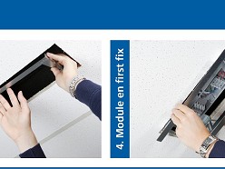 Fluorescentie armaturen in een handomdraai vervangen door led