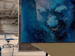 Opspanraam, decoratief wand element