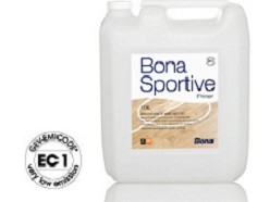 Sportvloer afwerken met sportgrondlak Bona Sportive Prime en sportlak Bona Sportive Finish