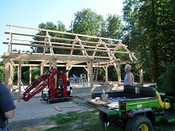 eiken draagstructuren voor woning bijgebouw of openbaargebouw