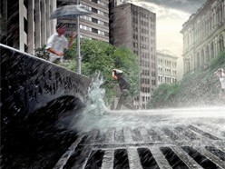 Regenwater vertragen via het dak