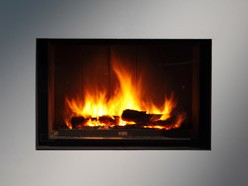 Inbouwhaard LARGO+ met openhaardfunctie