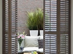 JASNO shutters mogelijk met extra brede lamellen en gezandstraald