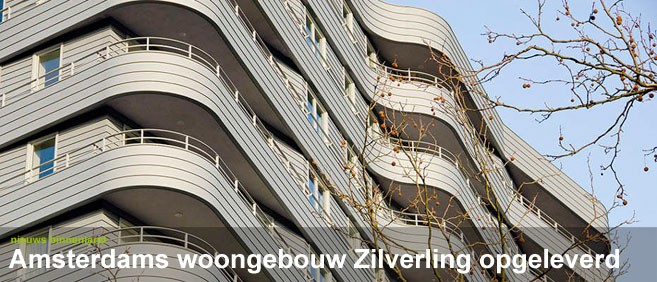 Amsterdams woongebouw Zilverling opgeleverd
