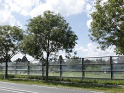 Funderingsloos geluidsscherm