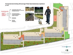 Herinrichting openbare ruimte flats Pieter Saenredamstraat 