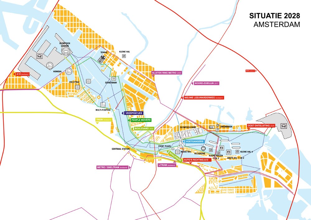 Spectaculair plan IJlocatie Olympische Spelen architectenweb.nl