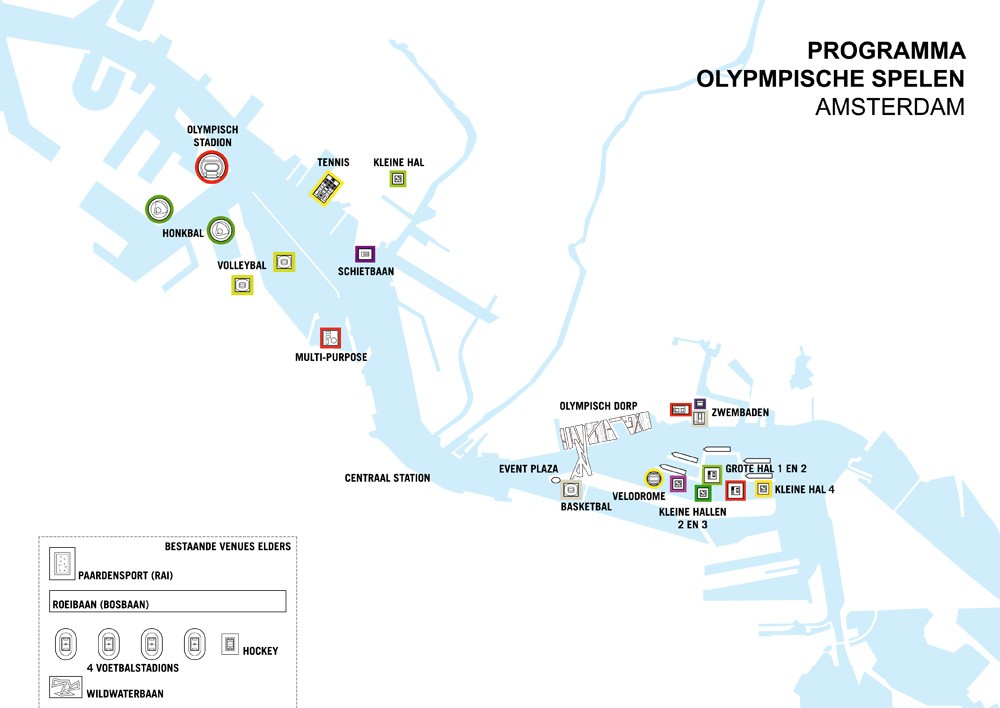 Spectaculair plan IJlocatie Olympische Spelen architectenweb.nl