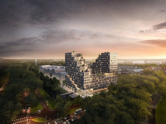 Nieuw Studentencomplex Voor Utrecht Overvecht - Architectenweb.nl