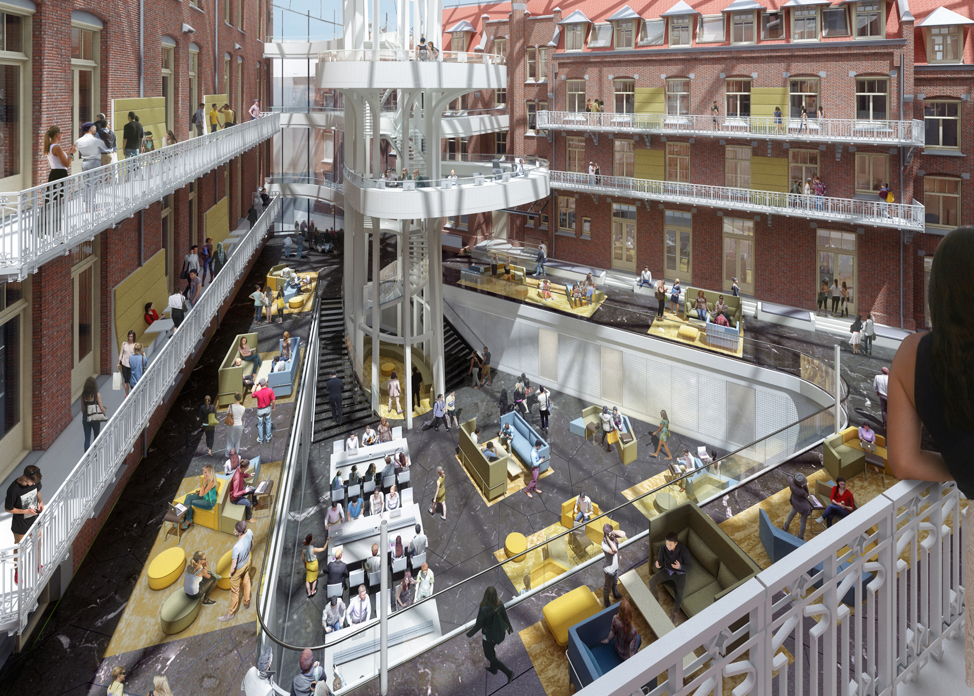 Universiteitsbibliotheek UvA op Binnengasthuisterrein architectenweb.nl