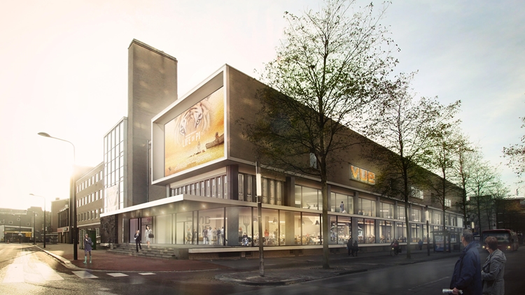 Barcode transformeert modernistisch postkantoor in Enschede tot bioscoop