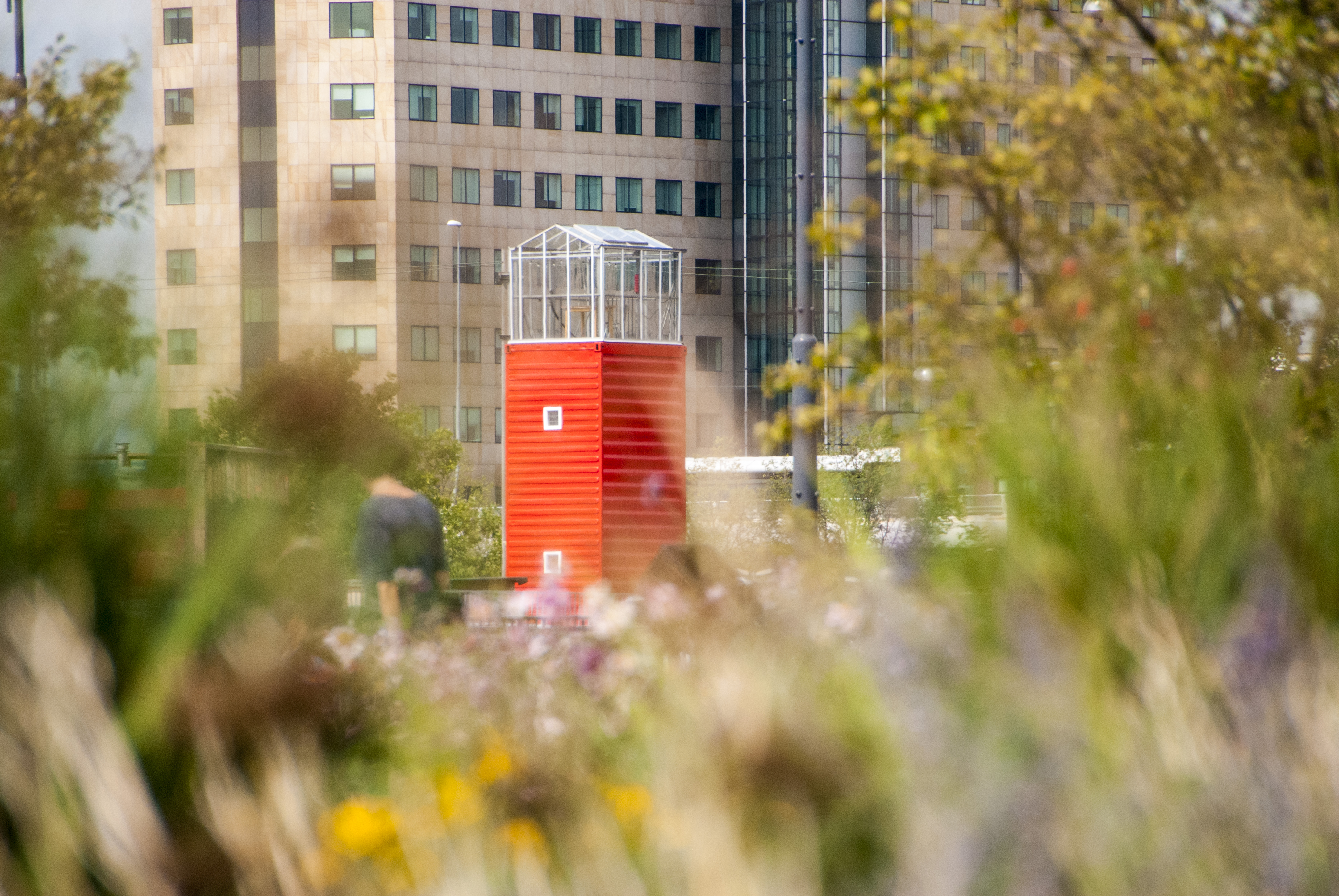 Containerdorpje Tuin van BRET geopend bij station Sloterdijk