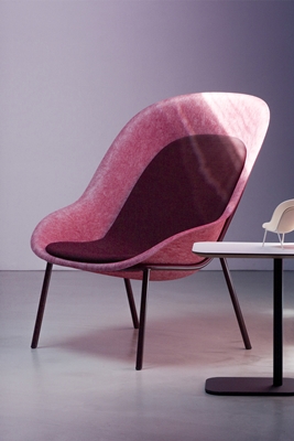 Nook is een fauteuil uit PET-vilt - architectenweb.nl