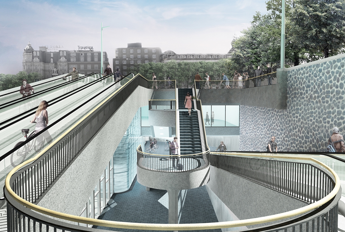 Keizer Zich verzetten tegen lijn Bouw ondergrondse fietsenstalling bij Amsterdam CS gestart -  architectenweb.nl