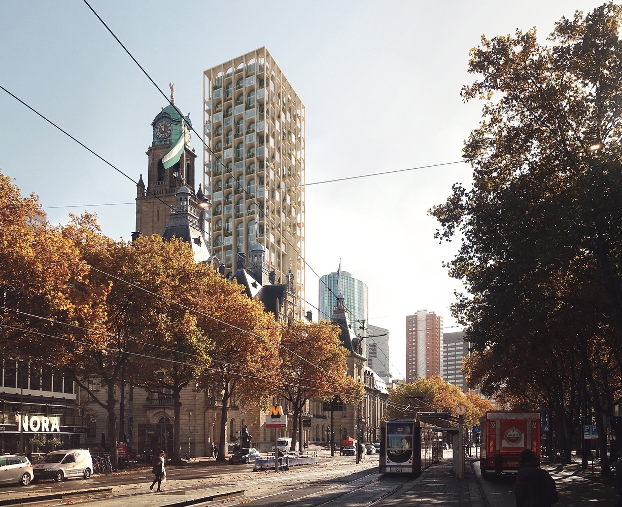 Nieuwe impressies van verbouwing POST Rotterdam architectenweb.nl