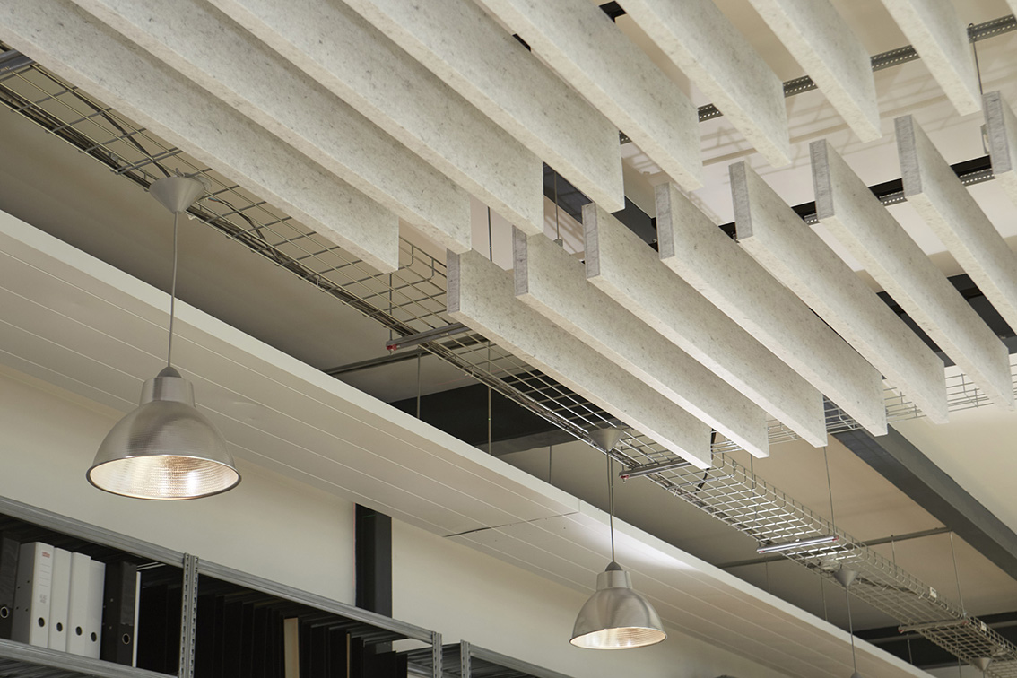 Hunter Douglas Architectural HeartFelt® Baffles architectenweb.nl