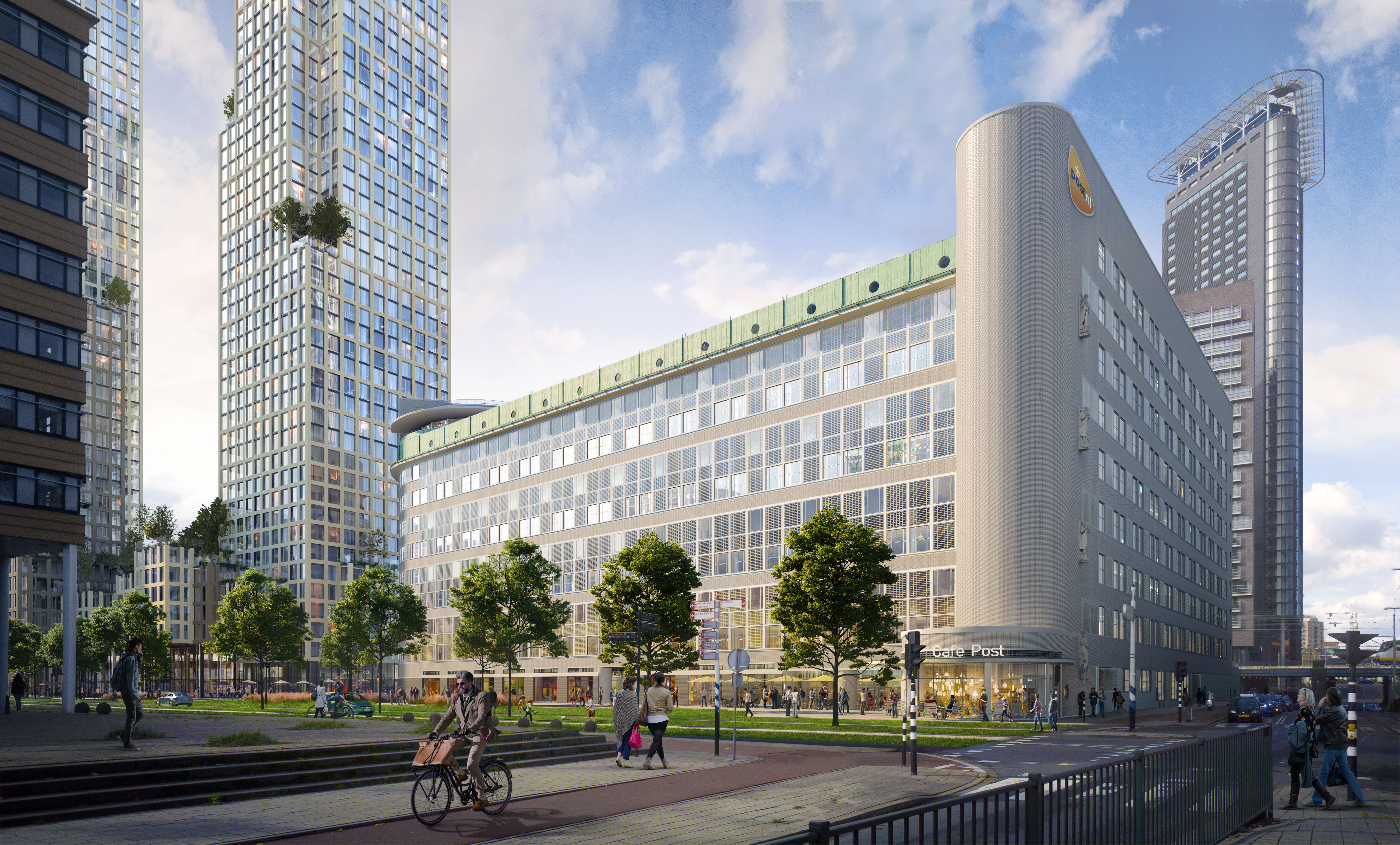 Transformatie Stationspostgebouw Den Haag gestart - architectenweb.nl