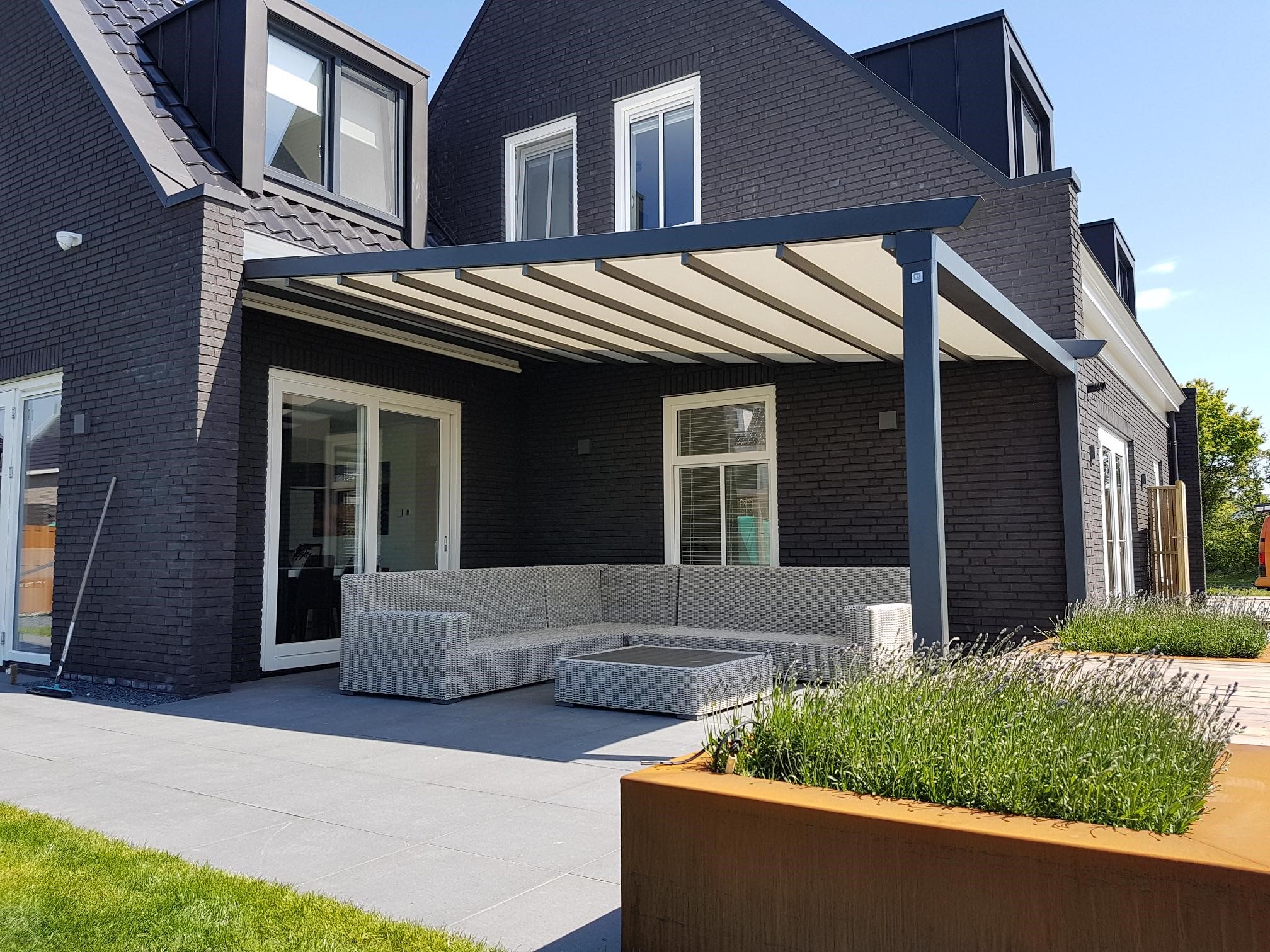 SunCircle Projects B.V. | Terrasoverkapping Met Doek - Architectenweb.nl