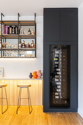 Stapel Belachelijk Bont EuroCave Nederland en België | Design wijnkast ingebouwd in woonkamer -  architectenweb.nl
