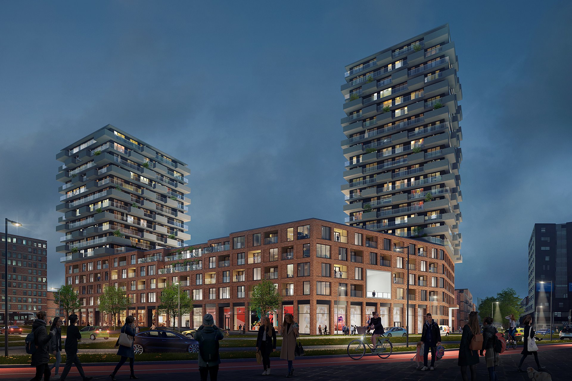 Bouw Wooncomplex Imagine Op De Grens Parkstad En Feyenoord City Gestart ...