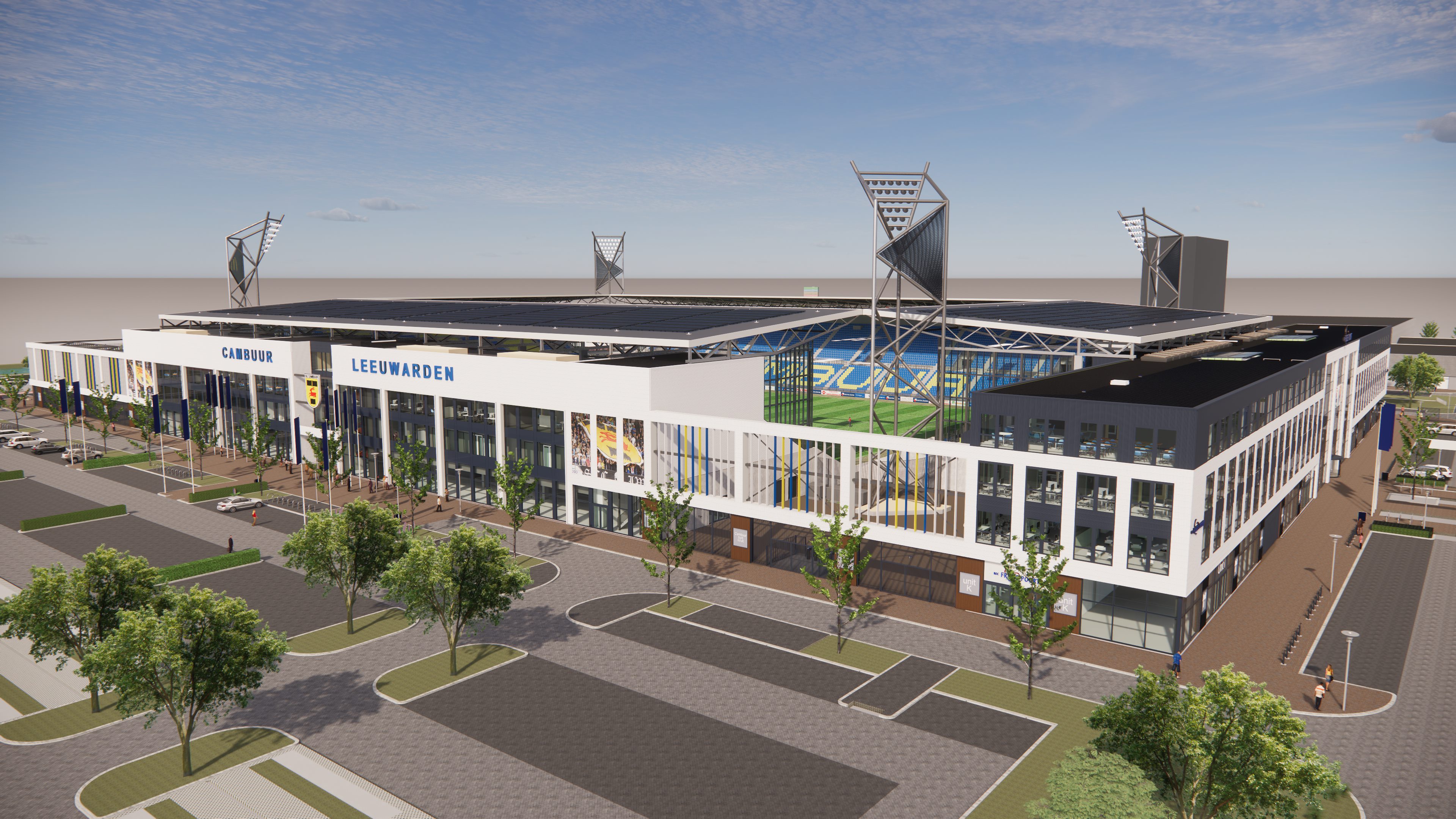 Handtekeningen gezet voor nieuw Cambuurstadion bij WTC Leeuwarden architectenweb.nl