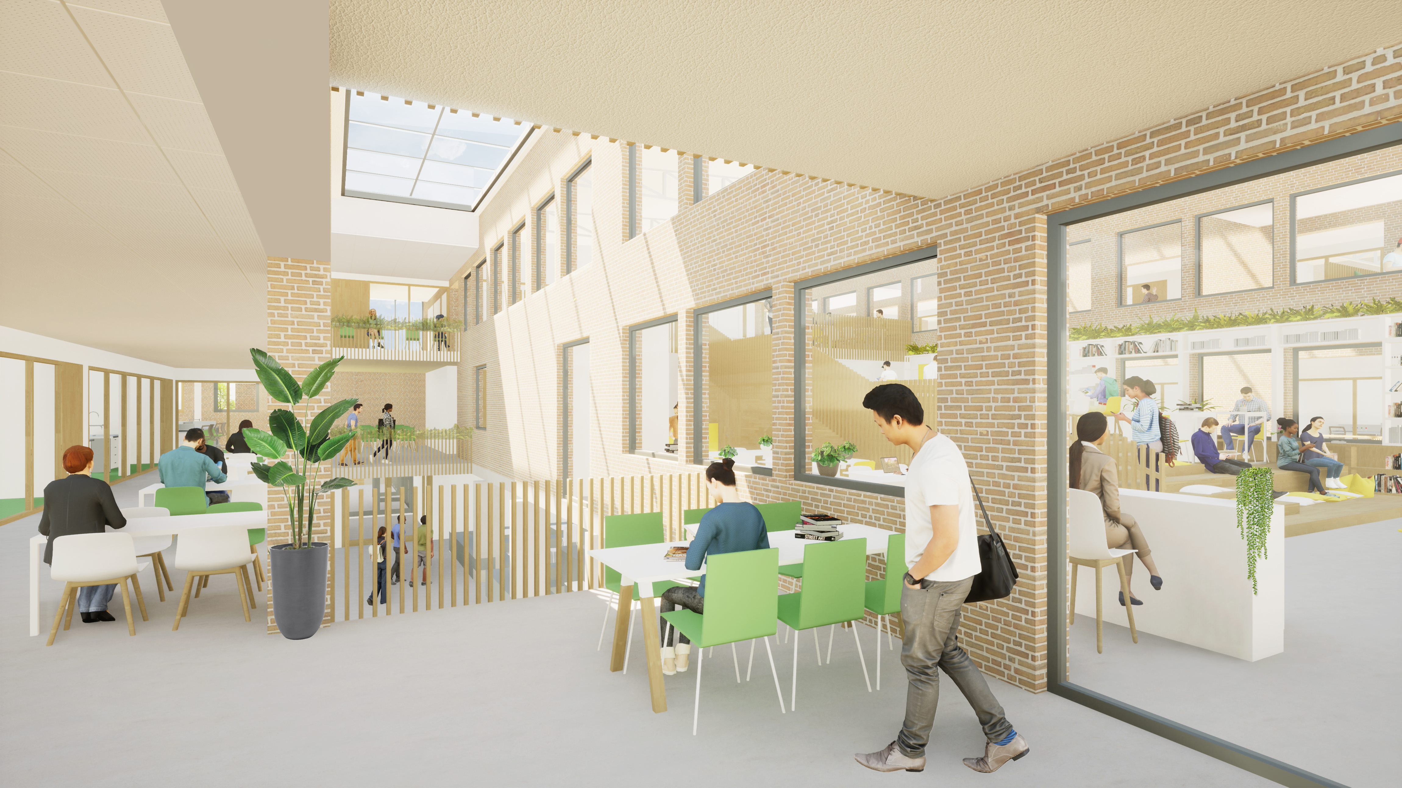 LIAG wint architectenselectie vernieuwbouw Bonhoeffer College in