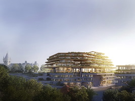 UNStudio wint ontwerpcompetitie in Roemenië met gelaagd gebouw