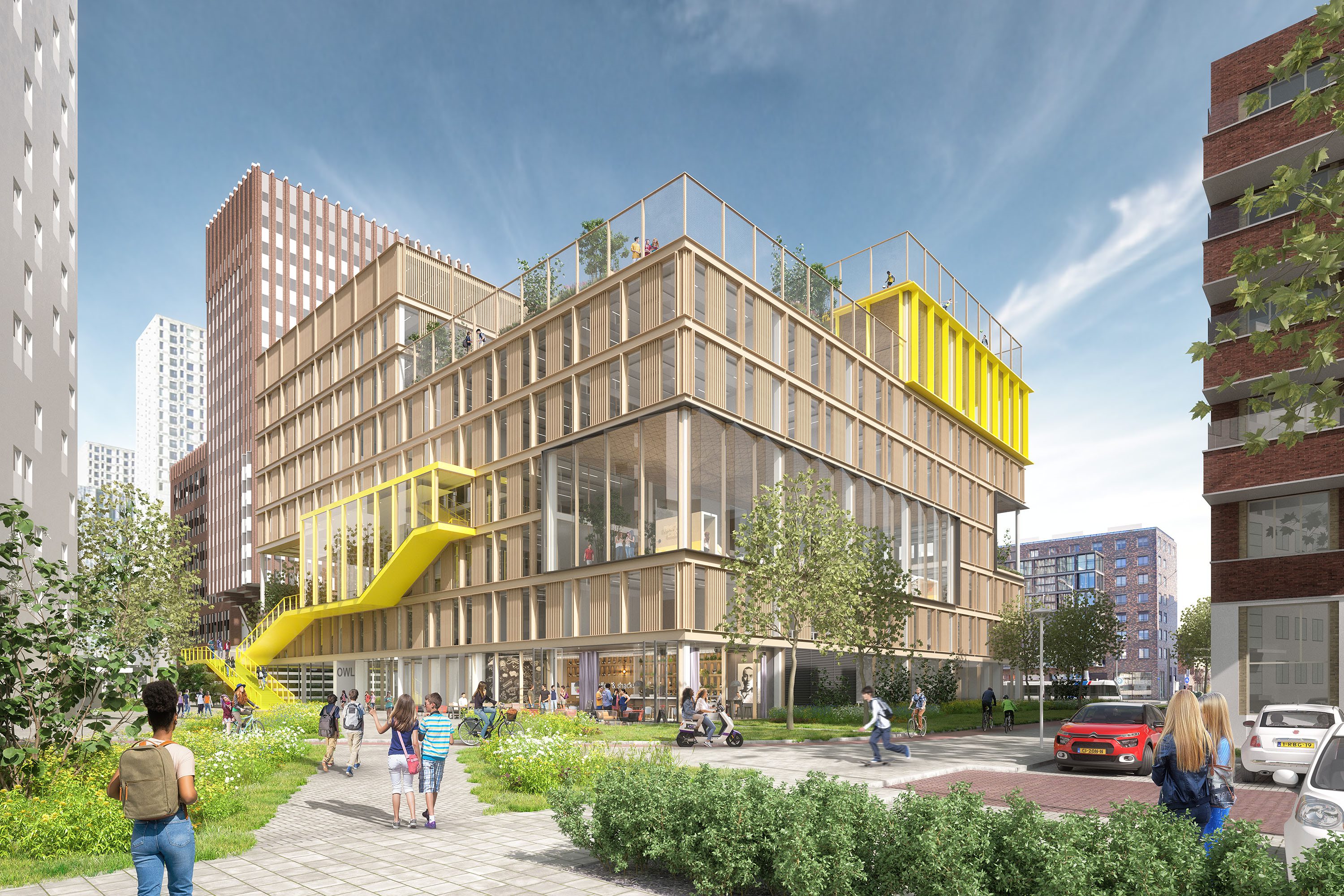 Cepezed ontwerpt onderwijscomplex Laan op Zuid Rotterdam