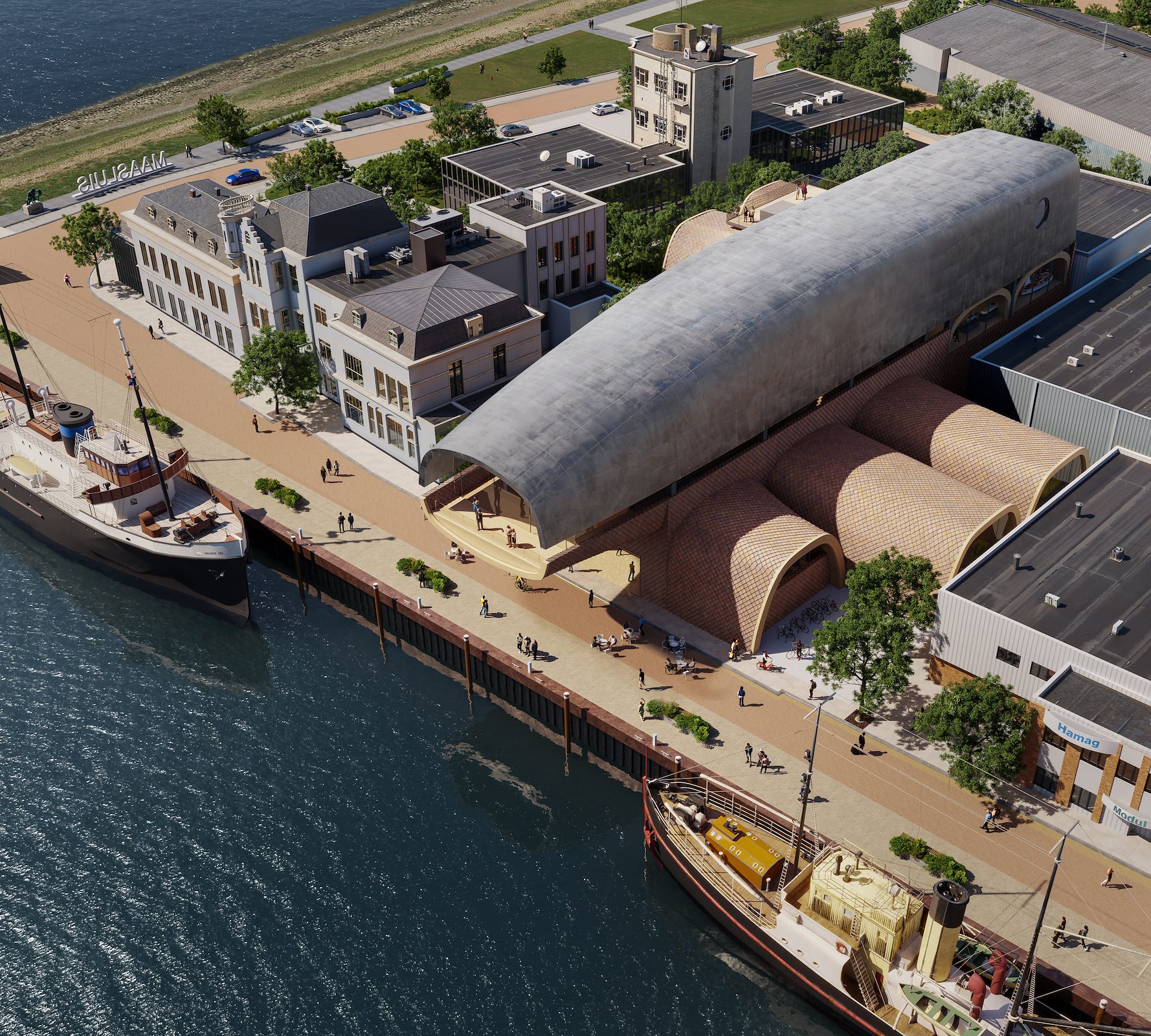 Copyright Plomp Fondsenwerving voor gebouw Loods M in Maassluis gestart - architectenweb.nl
